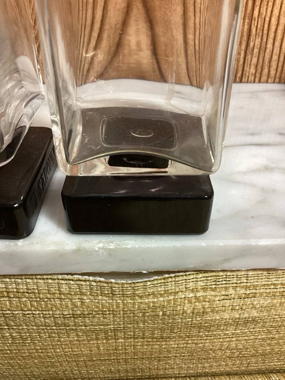 DiSaronna Liqueur Glasses with Black Bases